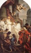 Pierre Subleyras Emperor Valentinian Before Bishop Basil Spain oil painting artist